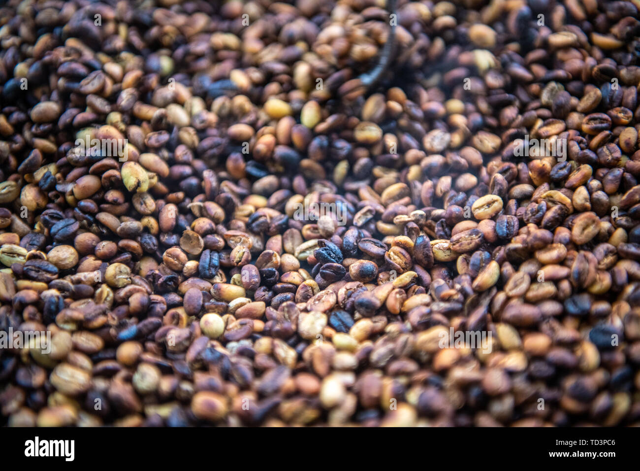 Coffee beans roasting, Addis Ababa, Ethiopia Stock Photo Alamy
