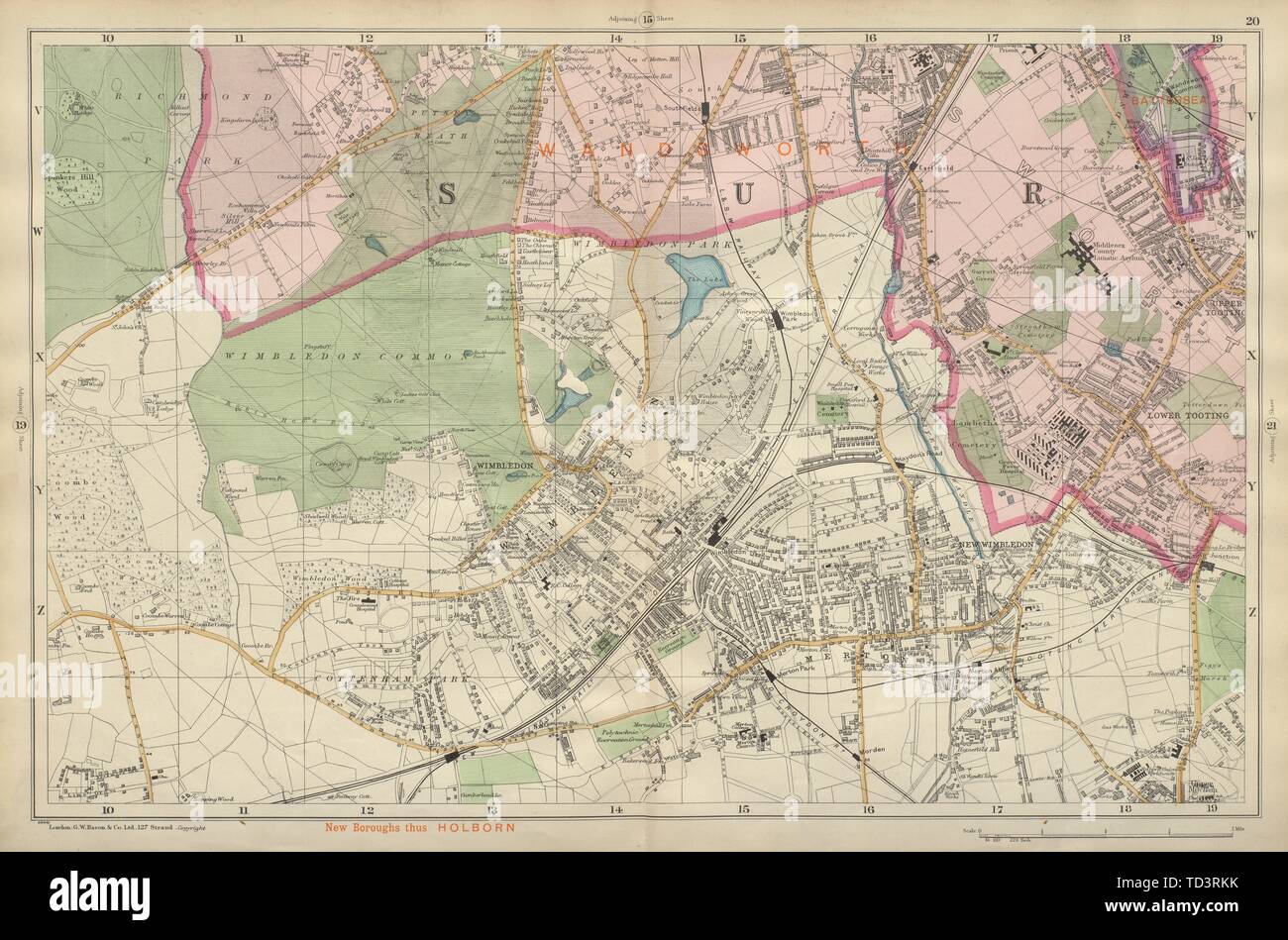 WIMBLEDON Merton Tooting Putney Heath Southfields Cottenham Park BACON