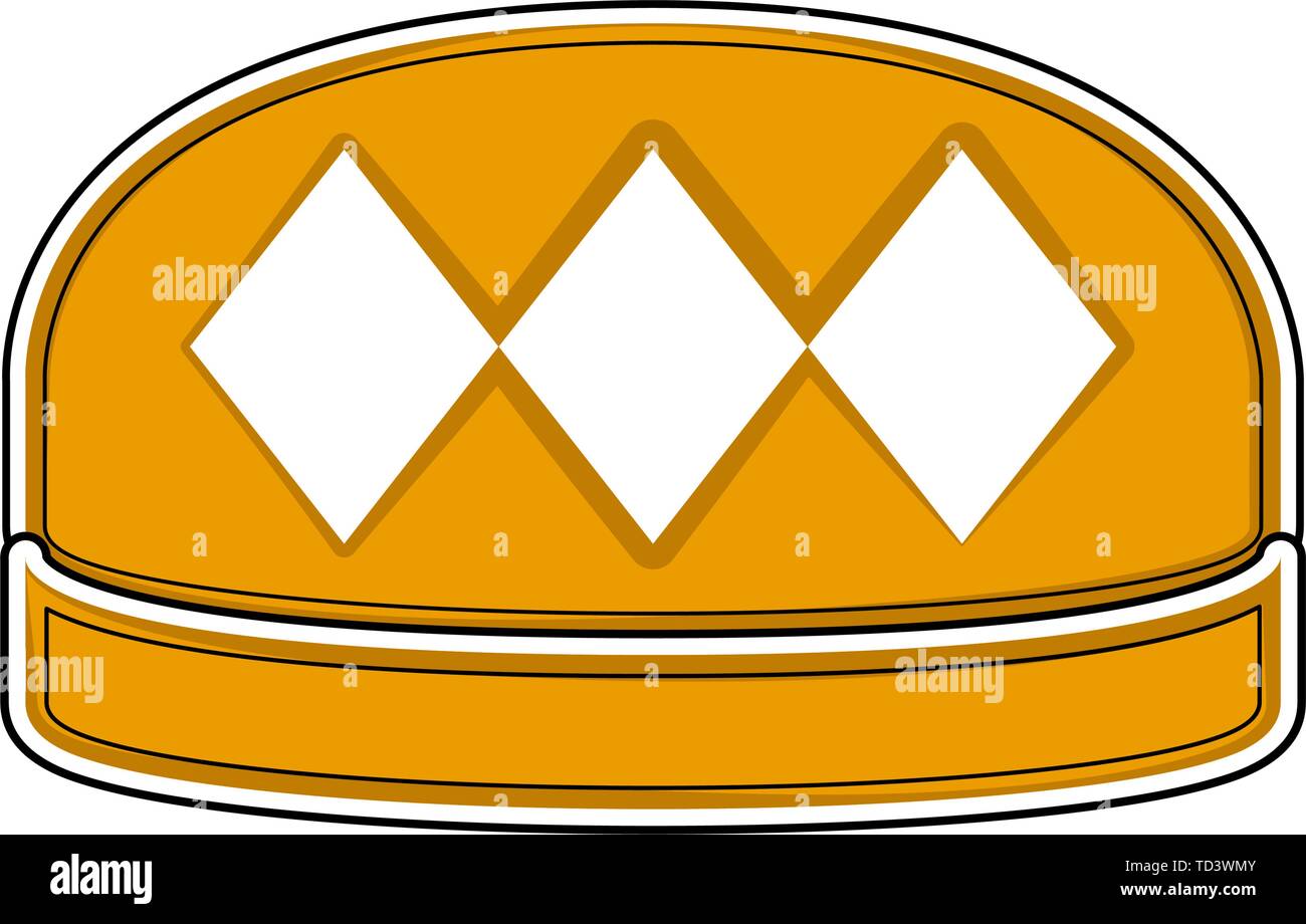 Isolated golden crown icon. Cartoon style - Vector Stock Vector Image ...