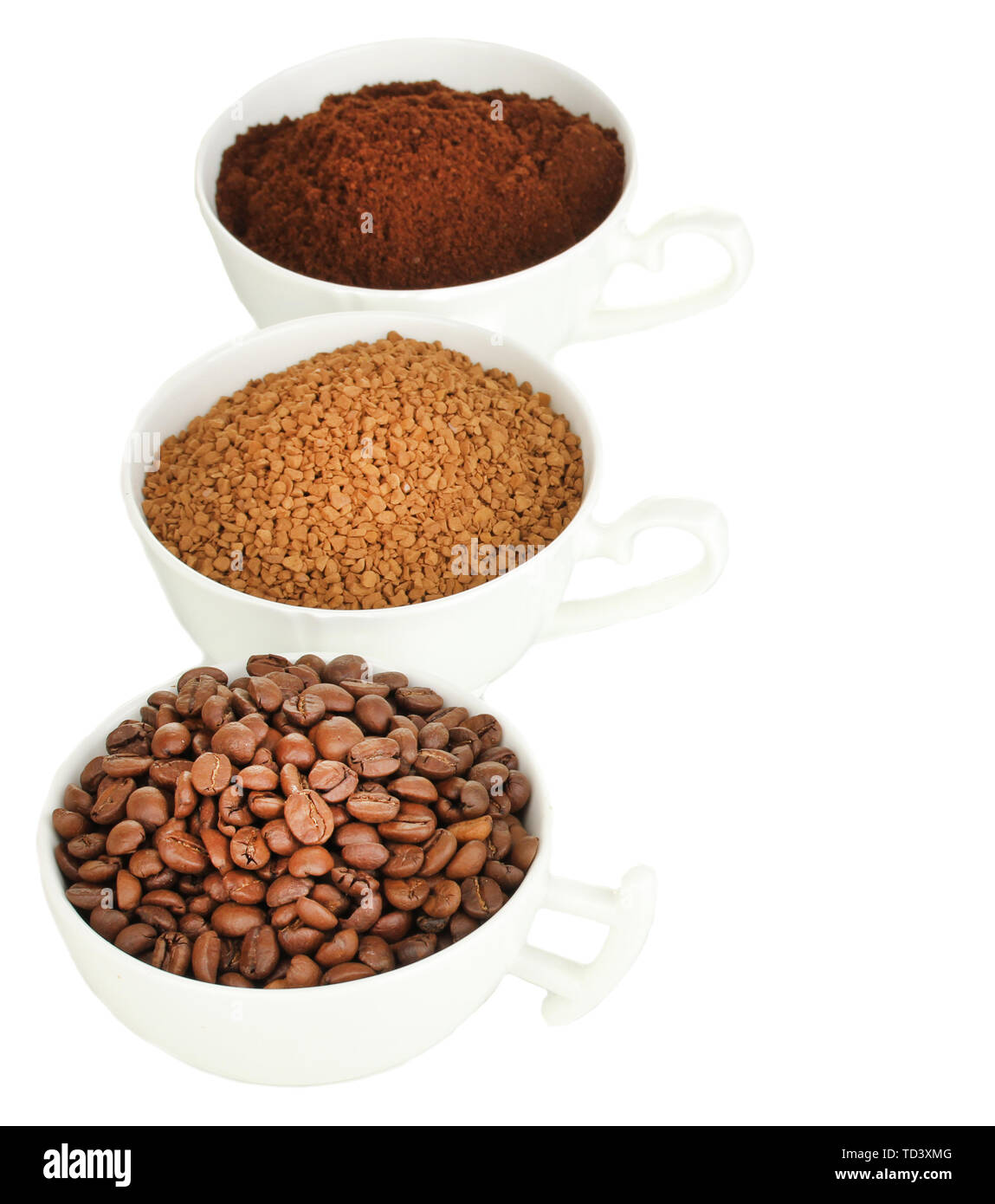 Different types breakfast in Cut Out Stock Images & Pictures - Alamy