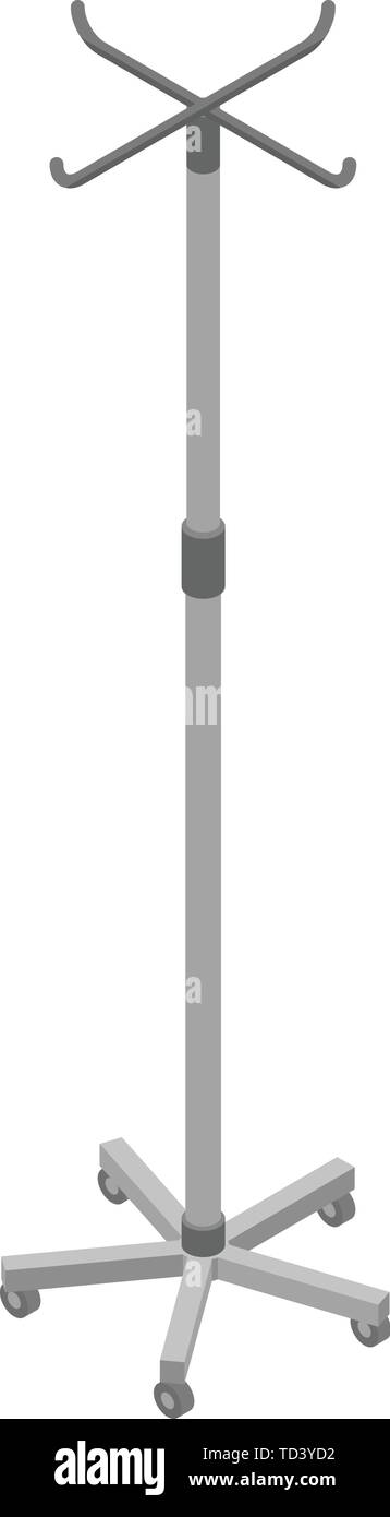 Hanger rack icon, isometric style Stock Vector