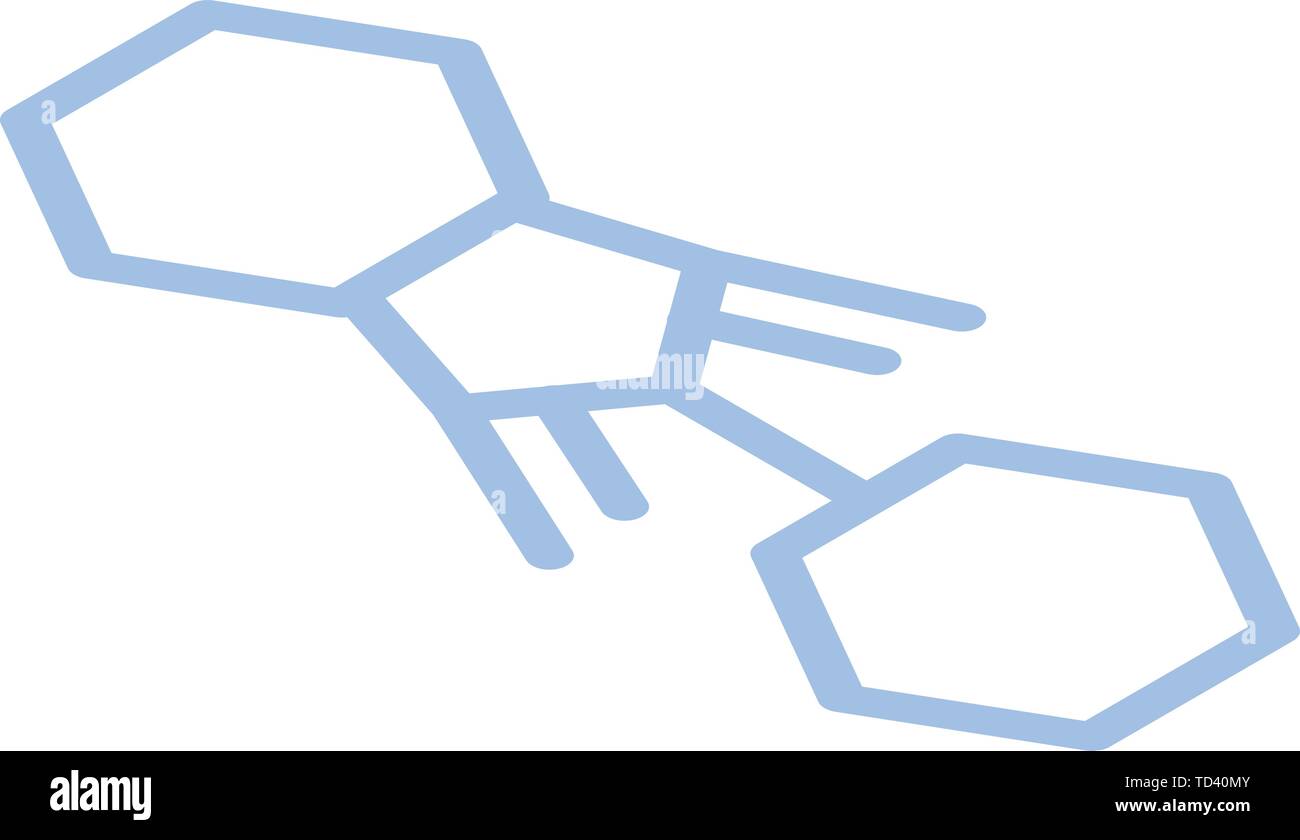 Chemistry formula icon, isometric style Stock Vector