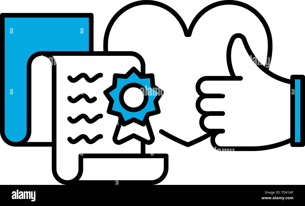 Digital contract icon, outline style Stock Vector Image & Art - Alamy