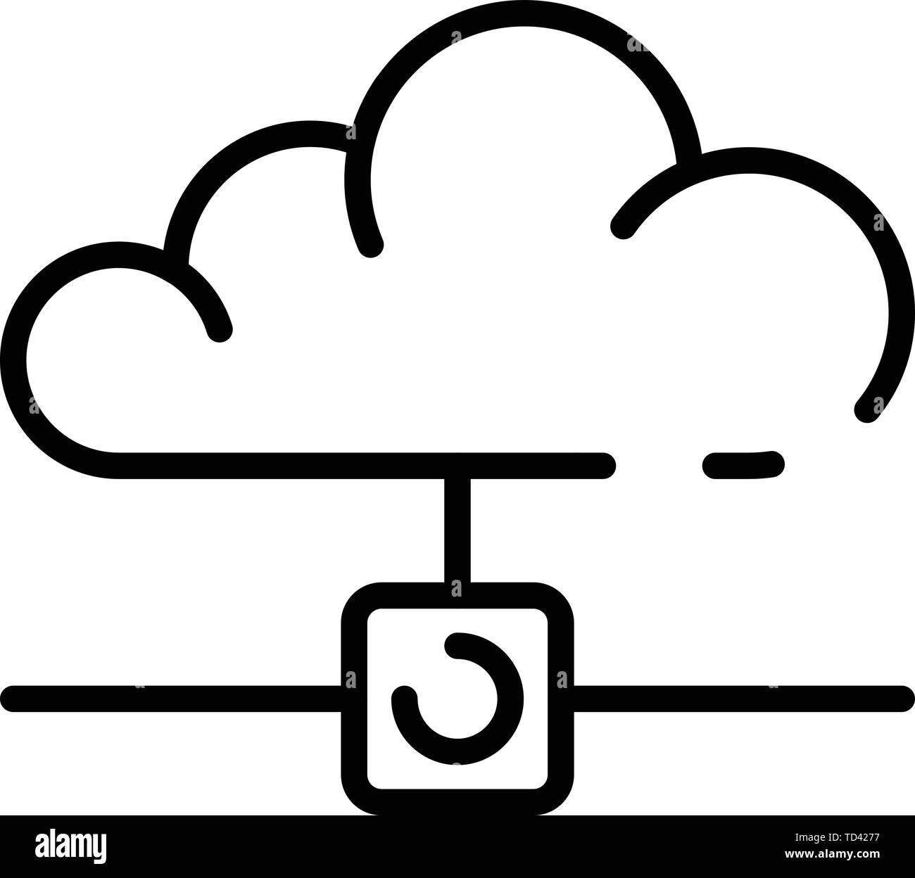 Mainframe to cloud Black and White Stock Photos & Images - Alamy