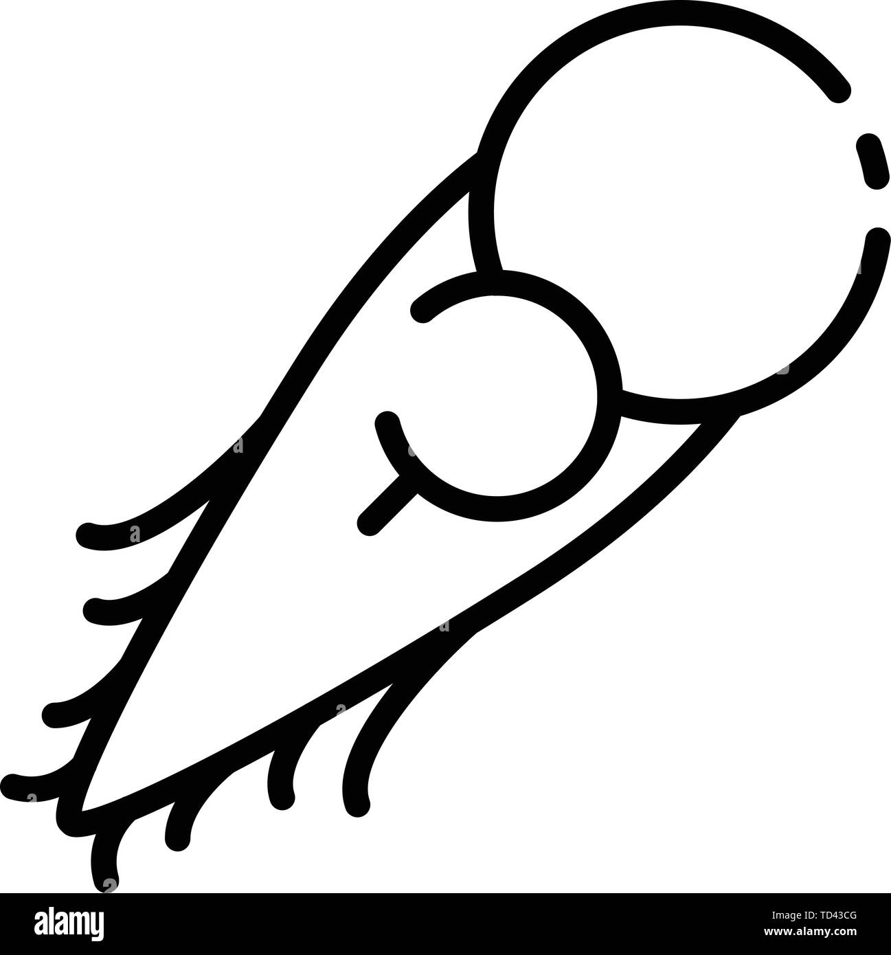 Pathogenic bacteria icon, outline style Stock Vector Image & Art - Alamy