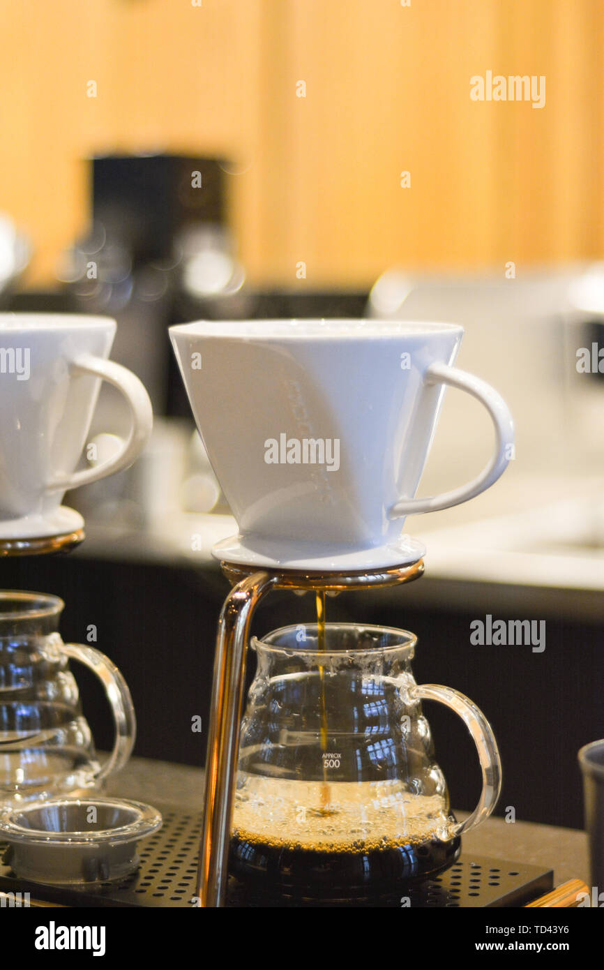 Coffee filter pot Stock Photo Alamy