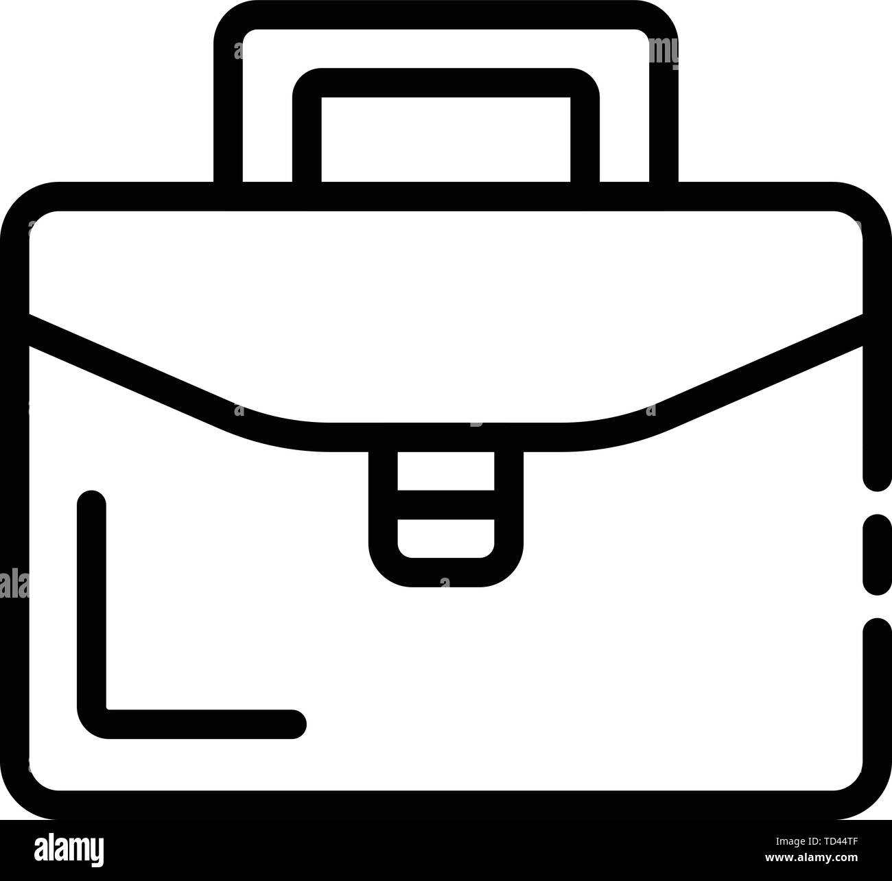 Admin portfolio icon, outline style Stock Vector