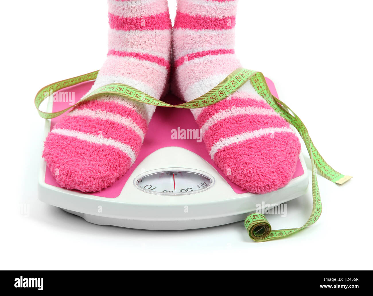 Pink Weighing Scales Isolated Stock Photo by ©Daria_Filim 3169941