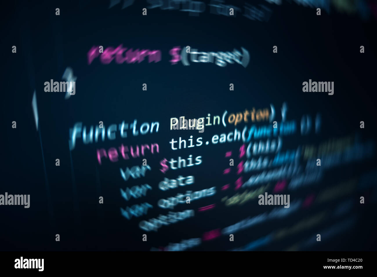 The computer program source code displayed on the computer screen can ...
