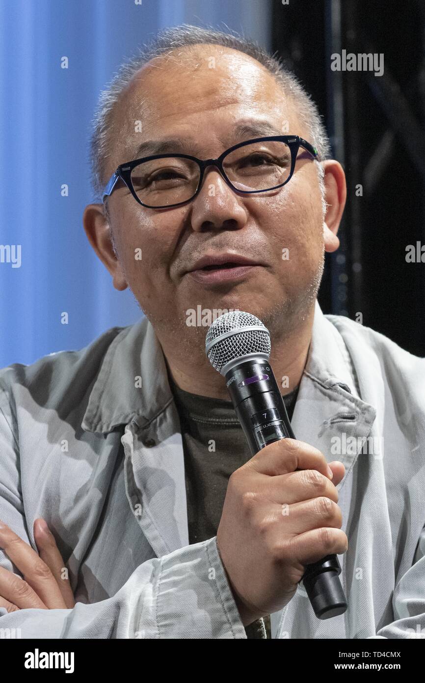 Isshin Inudo June 11, 2019 - Tokyo, Japan - Film director Isshin Inudo speaks during ...