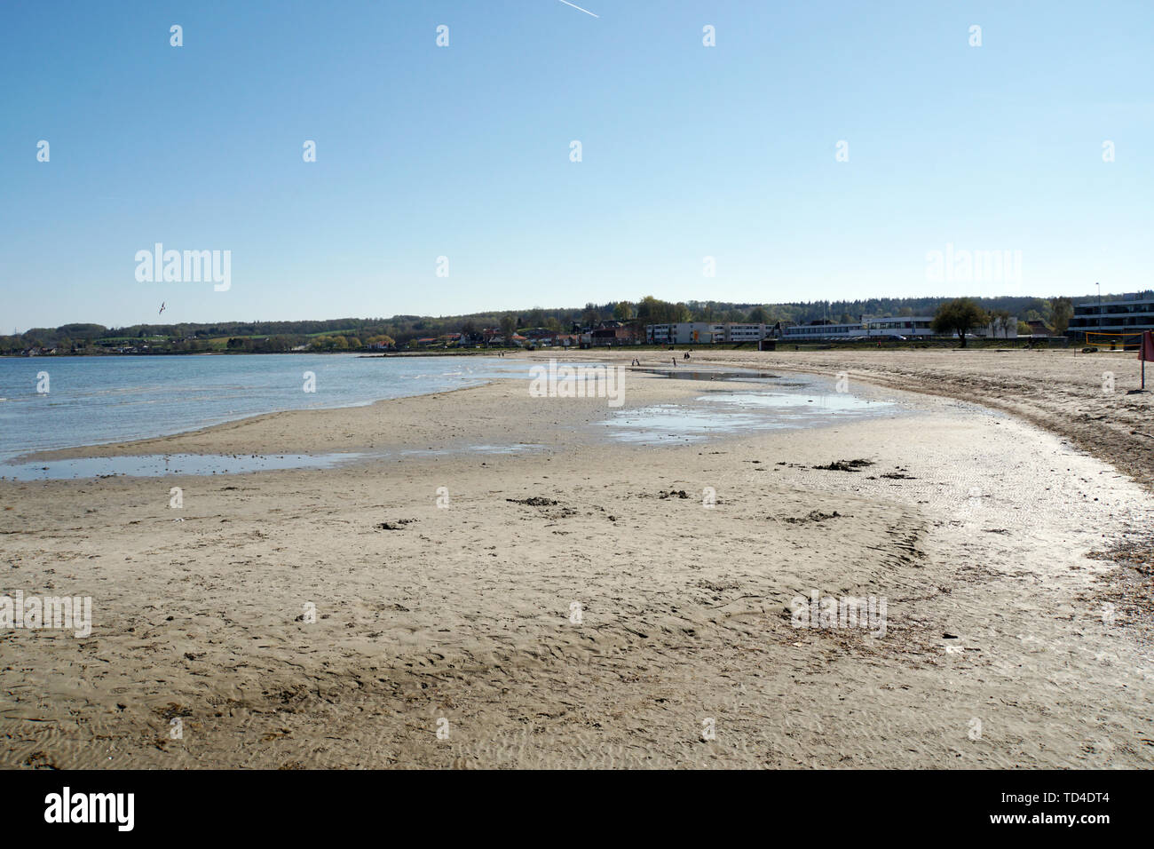 Sandstrand von Apenrade, Süddänemark, Dänemark Stock Photo - Alamy