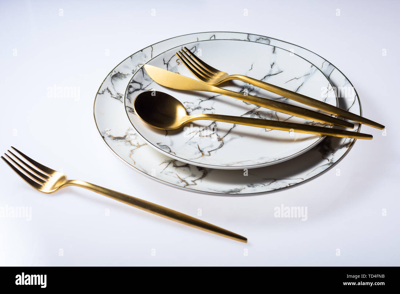 Gold utensils hires stock photography and images Alamy