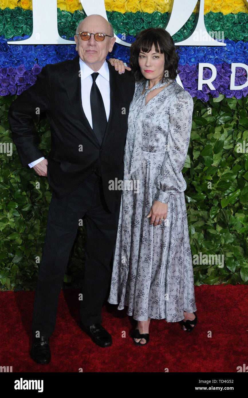 June 9, 2019 - New York, NY, U.S. - 09 June 2019 - New York, NY - Mart Crowley and Natasha Gregson Wagner. 73rd Annual Tony Awards 2019 held at Radio City Music Hall in Rockefeller Center. Photo Credit: LJ Fotos/AdMedia (Credit Image: © Lj Fotos/AdMedia via ZUMA Wire) Stock Photo