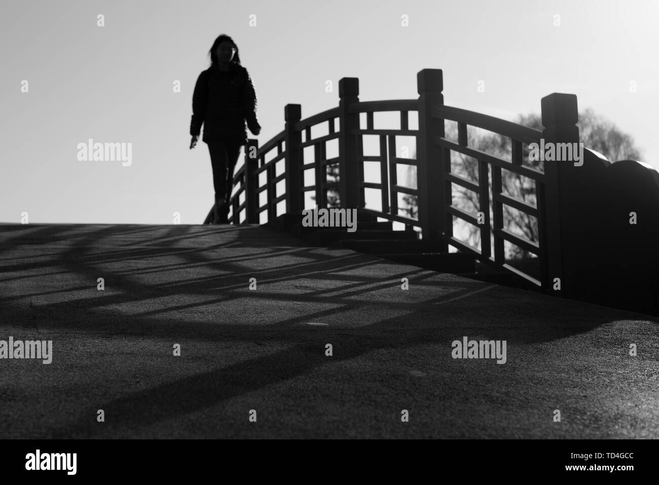 Bridge in Yuanmingyuan Stock Photo