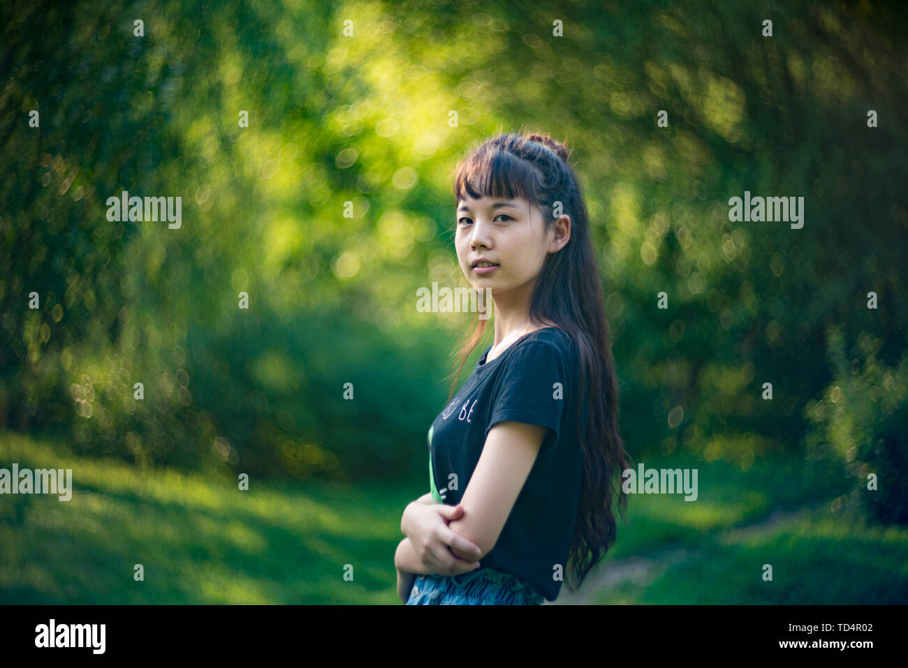 Rotating Outside The Focal Point Stock Photo Alamy