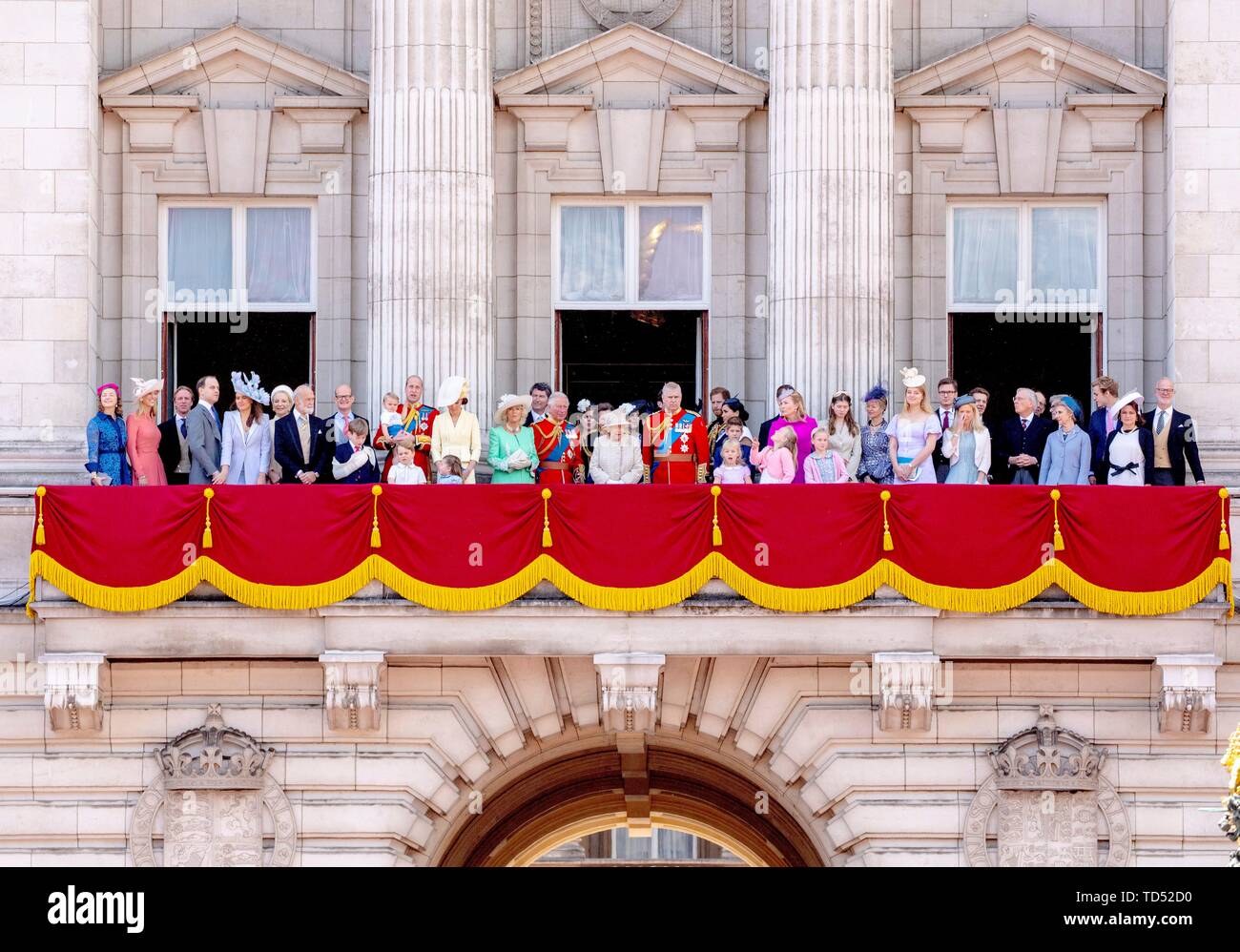 Trooping The Colour Royal Family Of England At Balcony Of Buckingham trooping-the-colour-royal-family-of-england-at-balcony-of-buckingham