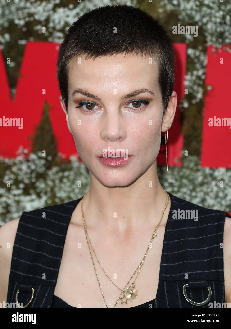 WEST HOLLYWOOD, LOS ANGELES, CALIFORNIA, USA - JUNE 11: Actress Sylvia Hoeks wearing Max Mara arrives at the InStyle Max Mara Women In Film Celebration held at Chateau Marmont on June 11, 2019 in West Hollywood, Los Angeles, California, USA. (Photo by Xavier Collin/Image Press Agency) Stock Photo