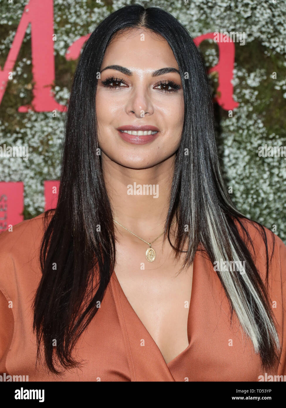 WEST HOLLYWOOD, LOS ANGELES, CALIFORNIA, USA - JUNE 11: Actress Moran Atias arrives at the InStyle Max Mara Women In Film Celebration held at Chateau Marmont on June 11, 2019 in West Hollywood, Los Angeles, California, USA. (Photo by Xavier Collin/Image Press Agency) Stock Photo