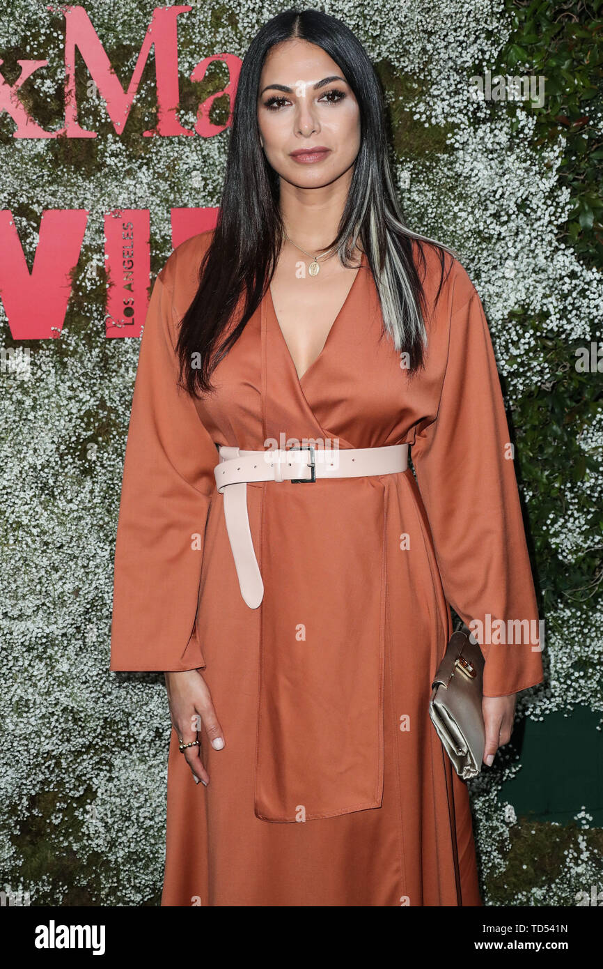 WEST HOLLYWOOD, LOS ANGELES, CALIFORNIA, USA - JUNE 11: Actress Moran Atias arrives at the InStyle Max Mara Women In Film Celebration held at Chateau Marmont on June 11, 2019 in West Hollywood, Los Angeles, California, USA. (Photo by Xavier Collin/Image Press Agency) Stock Photo