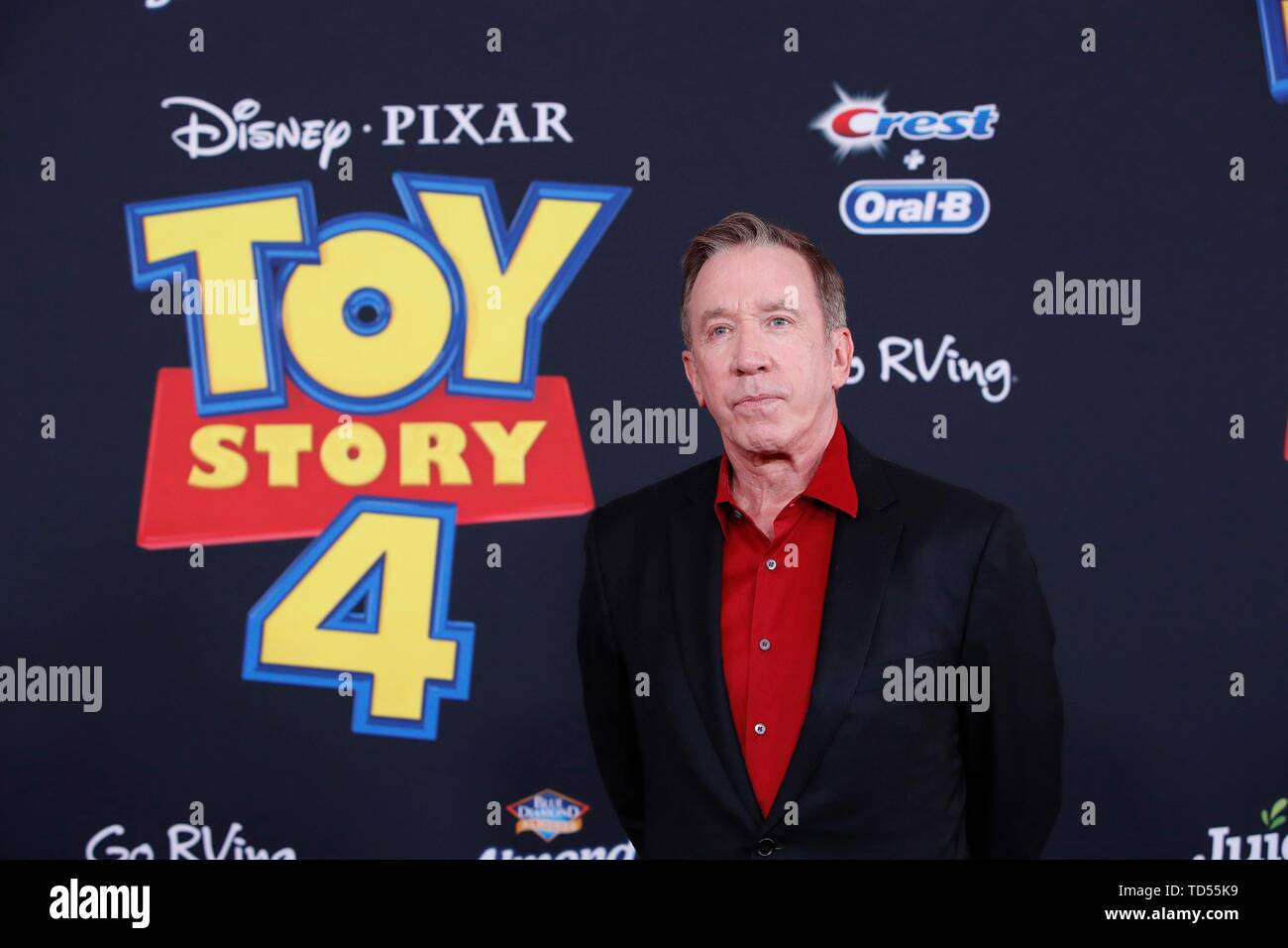 Los Angeles, CA, USA. 11th June, 2019. Tim Allen at arrivals for TOY STORY 4 Premiere, El Capitan Theatre, Los Angeles, CA June 11, 2019. Credit: Priscilla Grant/Everett Collection/Alamy Live News Stock Photo