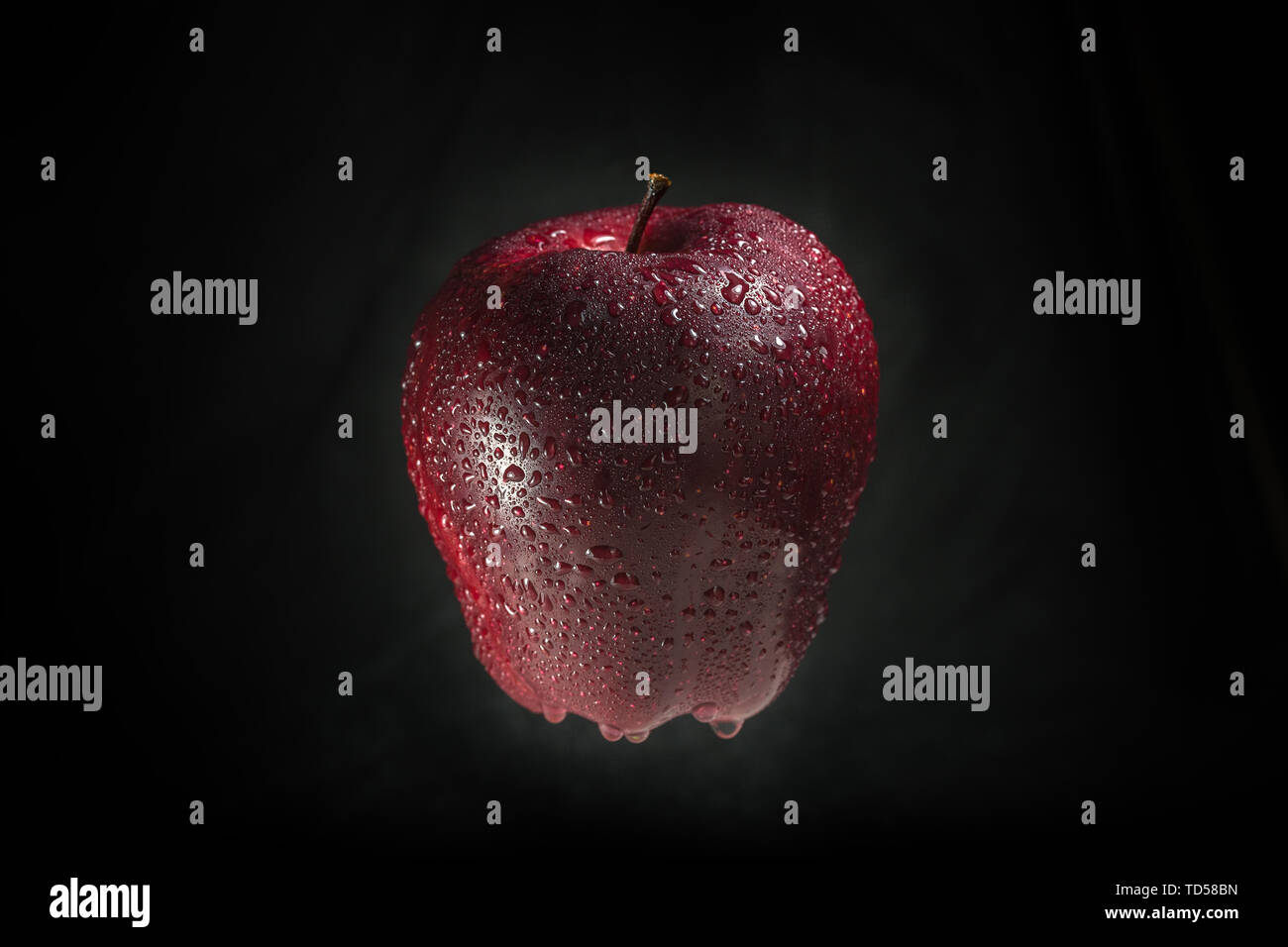 A red apple. Stock Photo