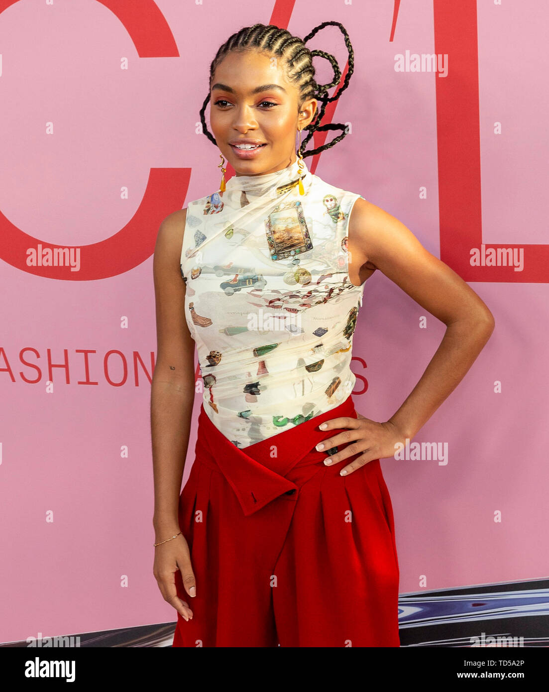 New York, NY - June 03, 2019: Yara Shahidi attends 2019 CFDA Fashion