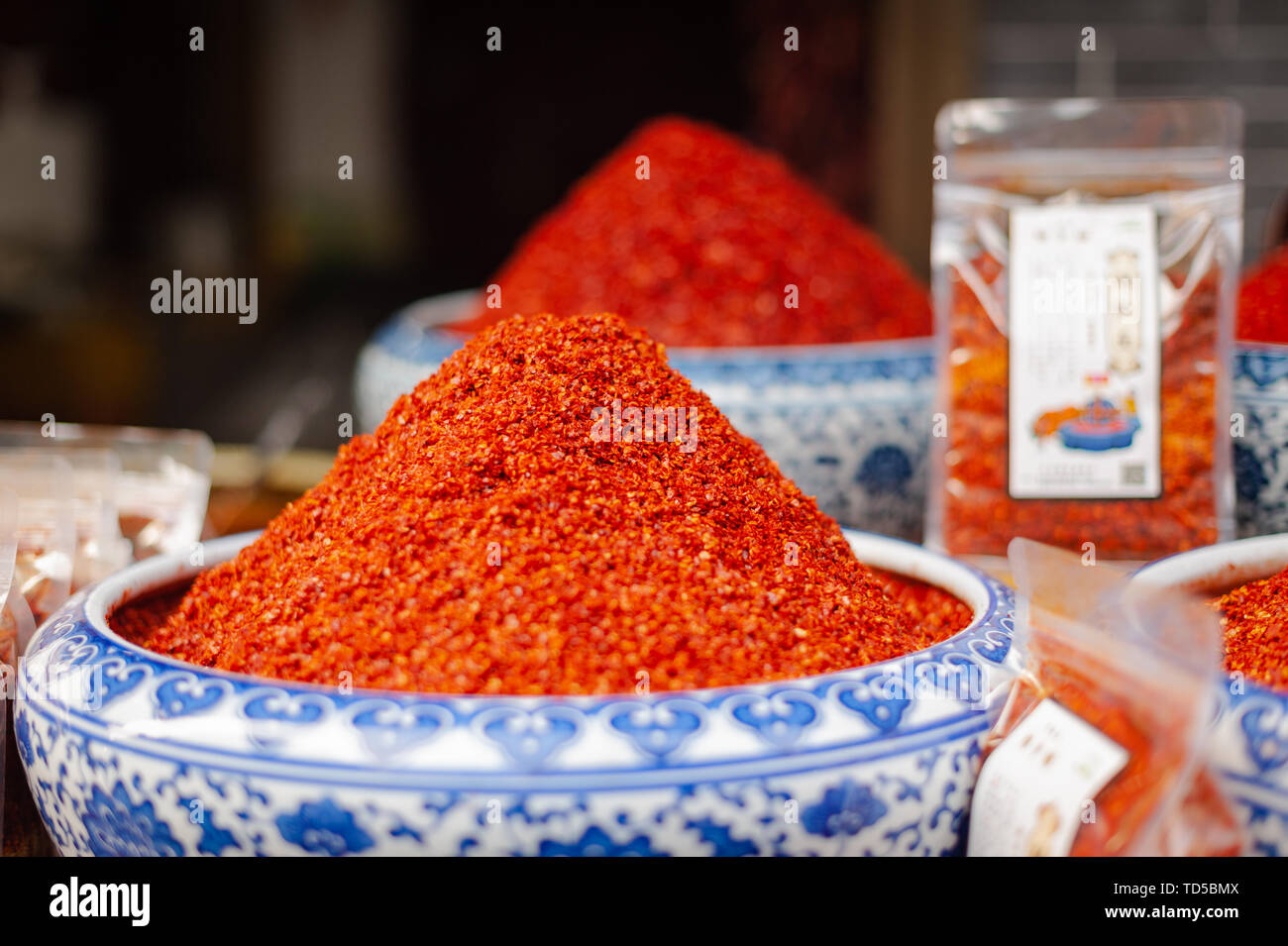 chilli powder Stock Photo