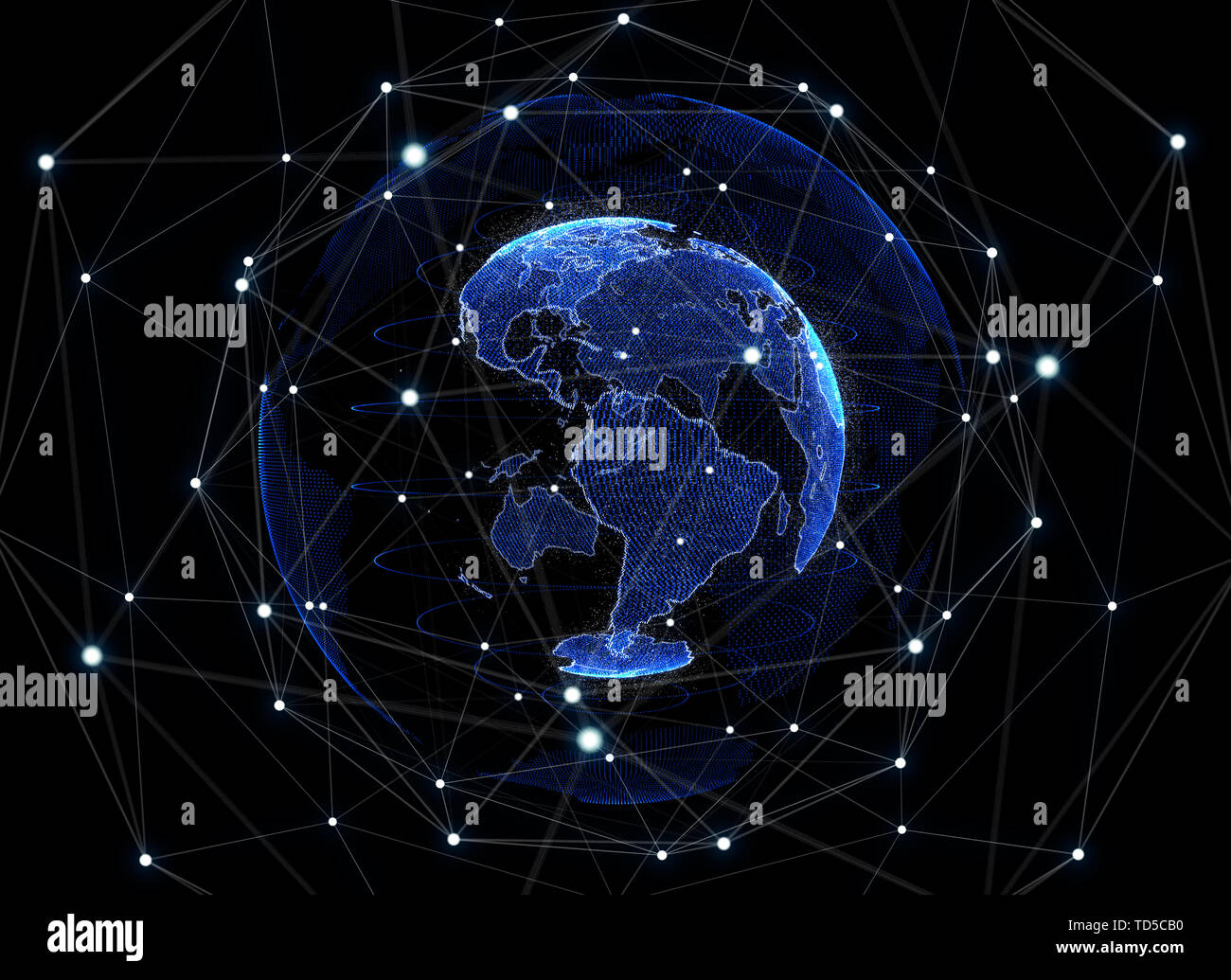 Tech big data Stock Photo Alamy