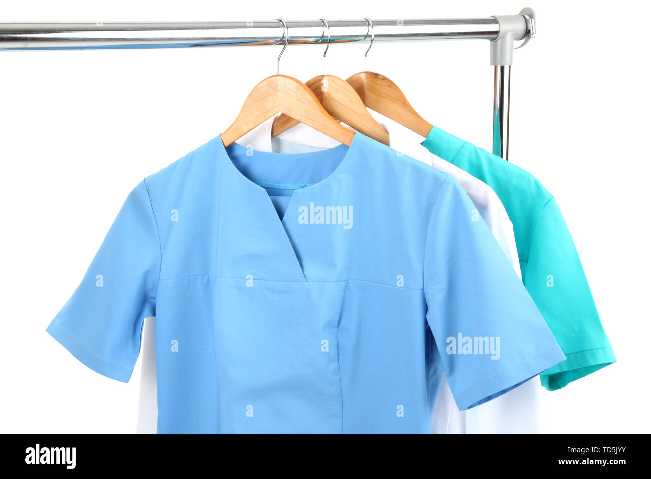Medical clothing on hungers Stock Photo by ©uatp12 71731579