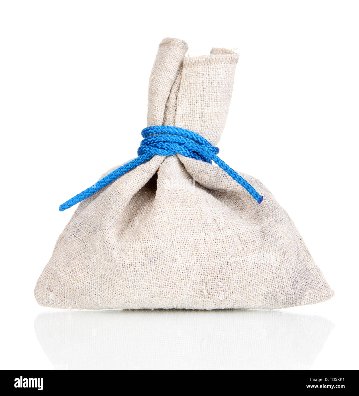 Small sack, isolated on white Stock Photo Alamy