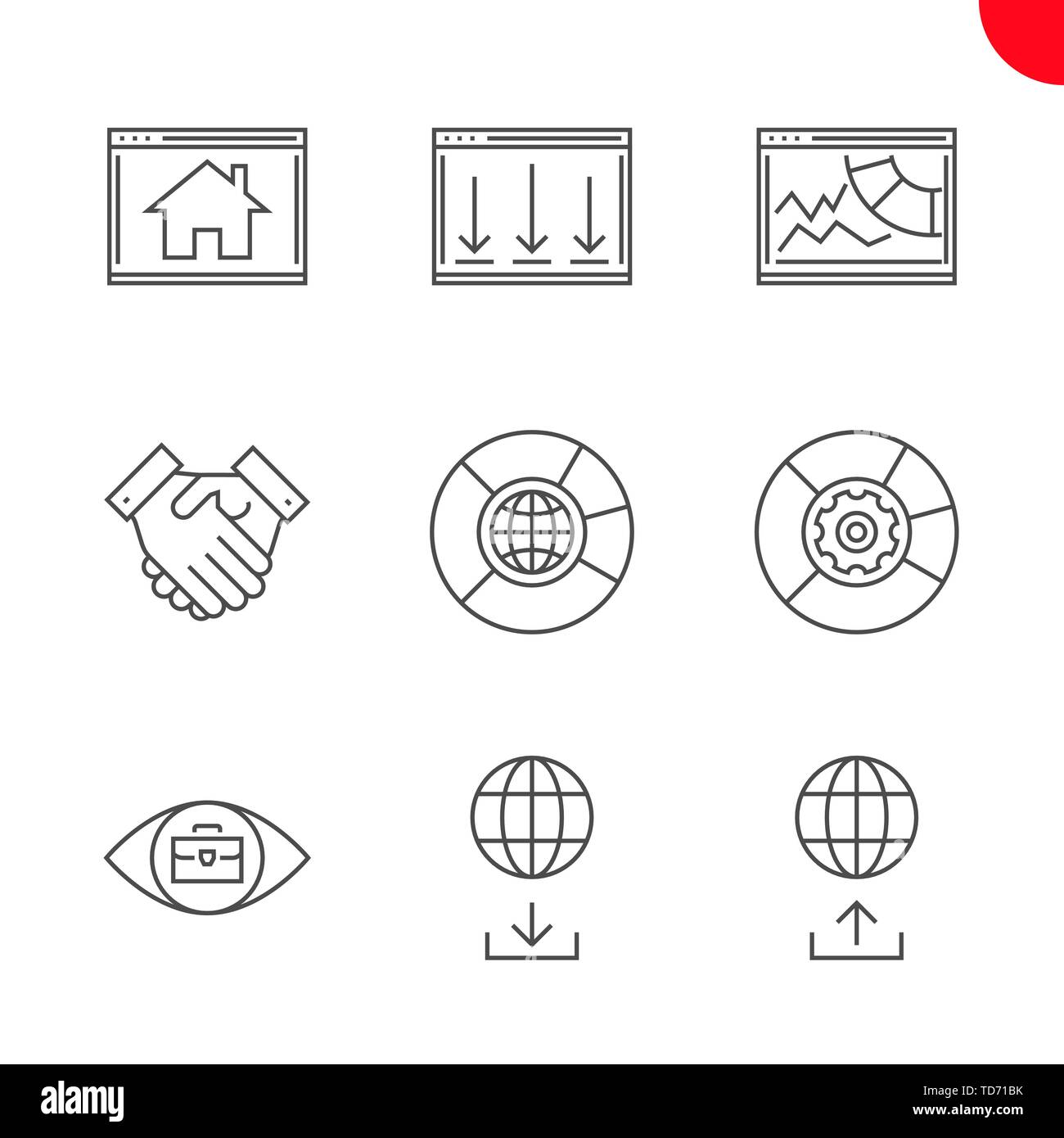 Seo and web opimization Stock Vector