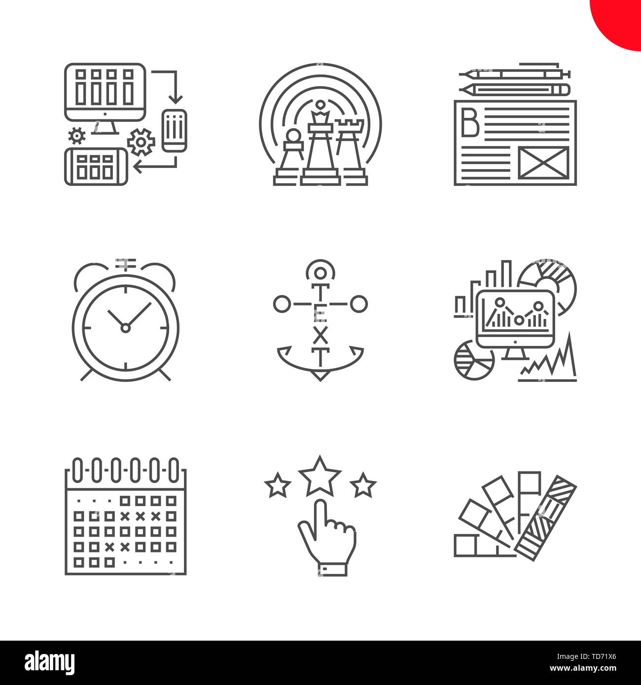 Seo and web opimization Stock Vector