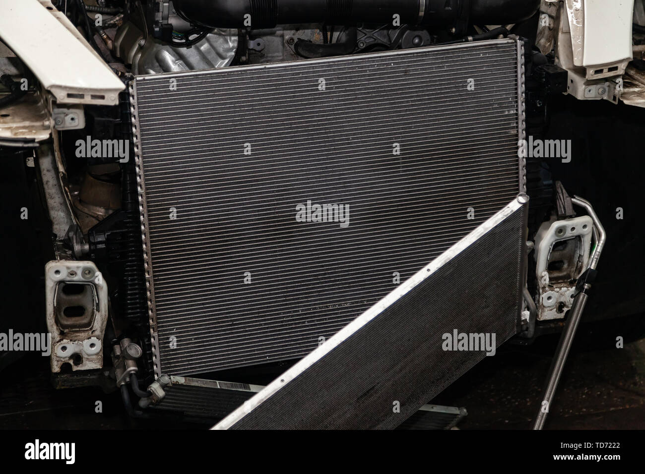 Regular maintenance and repair of the car after malfunction in the air