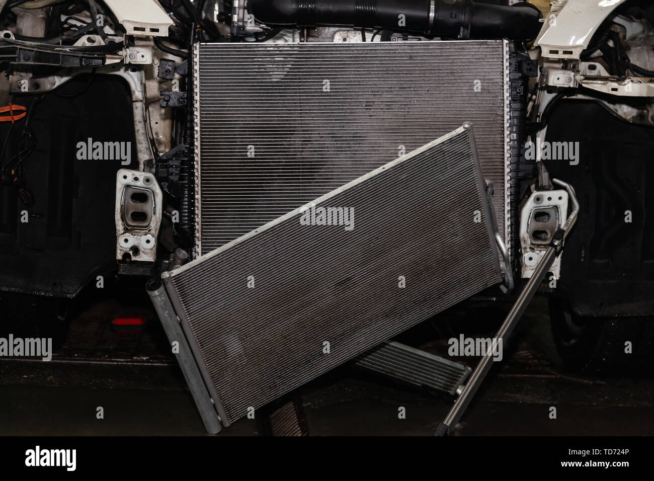 Regular maintenance and repair of the car after malfunction in the air