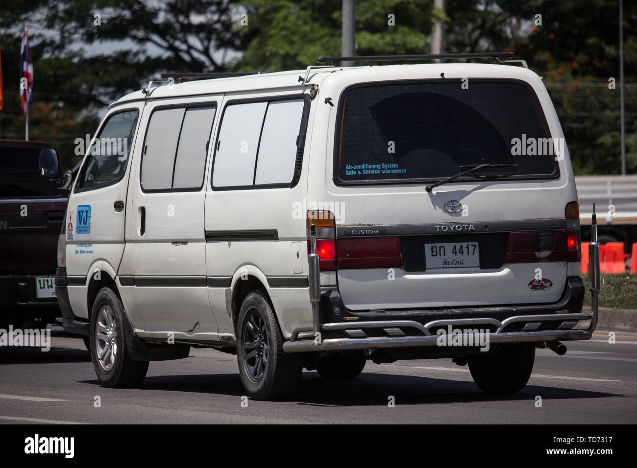 Private Toyota Hiace old Van Car. On 