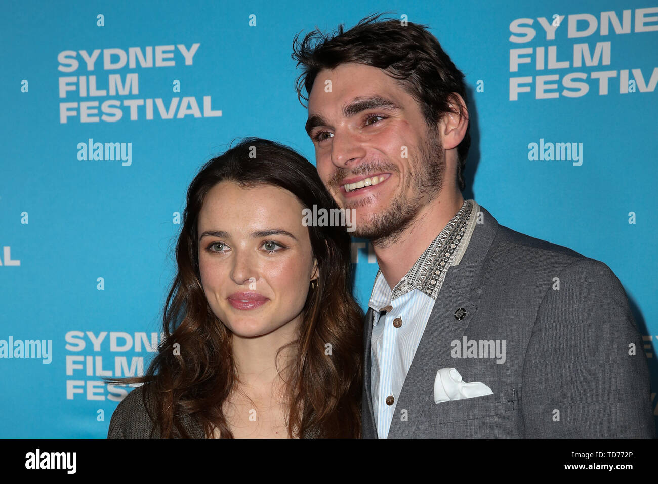 June 12, 2019 - Sydney, NSW, Australia - PHILIPPA NORTHEAST and RJ MITTE attending the World Premiere of Standing up for Sunny at The State Theatre on June 12, 2019 in Sydney, Australia  (Credit Image: © Christopher Khoury/Australian Press Agency via ZUMA  Wire) Stock Photo