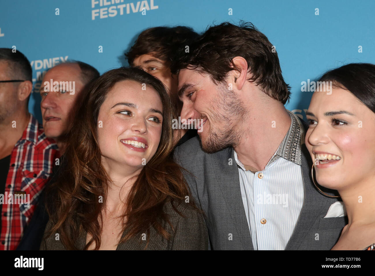 June 12, 2019 - Sydney, NSW, Australia - PHILIPPA NORTHEAST and RJ MITTE attending the World Premiere of Standing up for Sunny at The State Theatre on June 12, 2019 in Sydney, Australia  (Credit Image: © Christopher Khoury/Australian Press Agency via ZUMA  Wire) Stock Photo