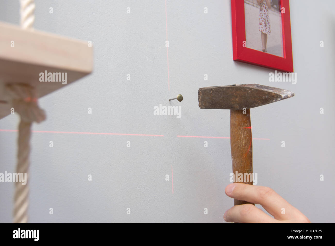 wall hanging nails