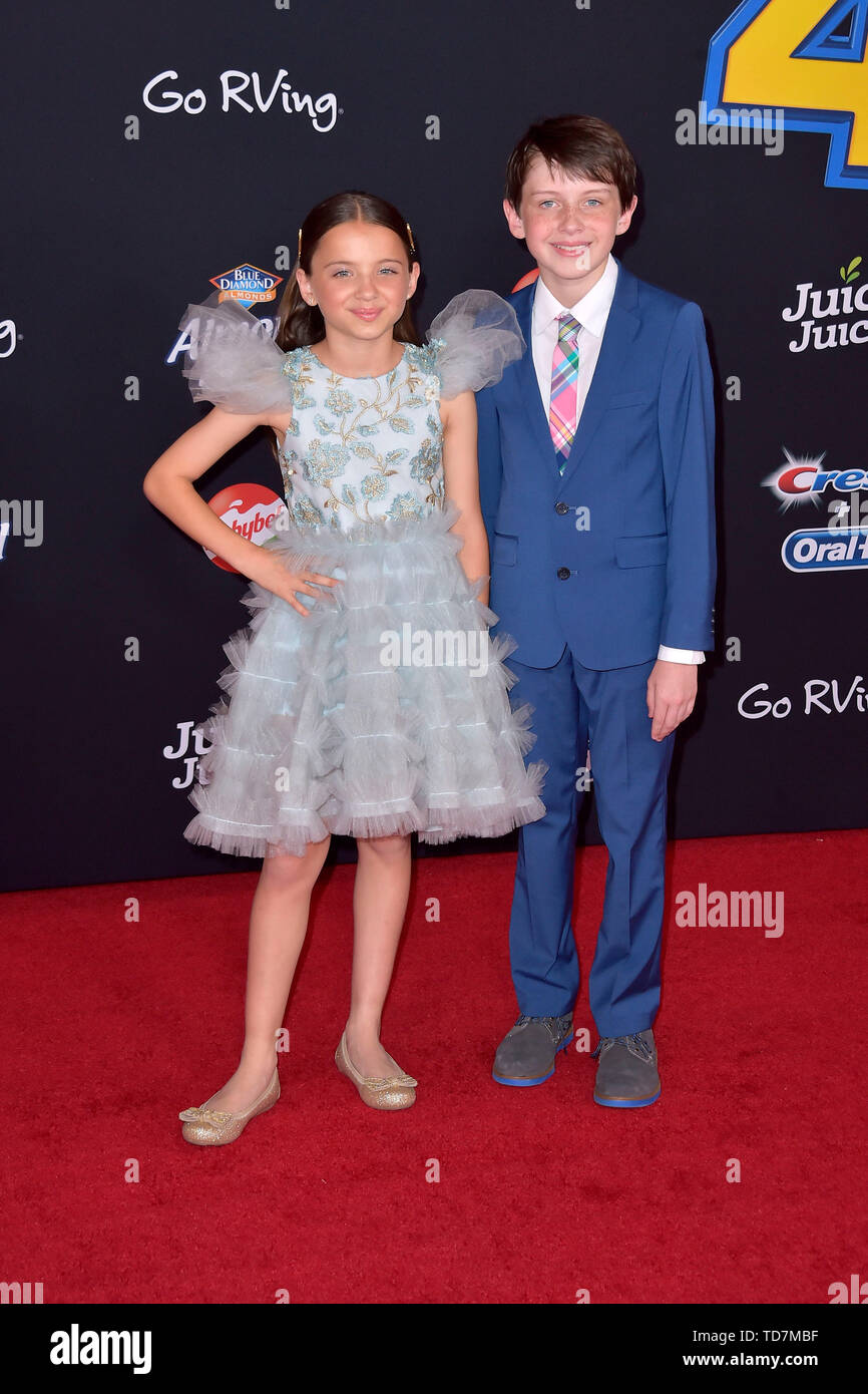 Madeleine McGraw with brother Jack McGraw at the world premiere of the