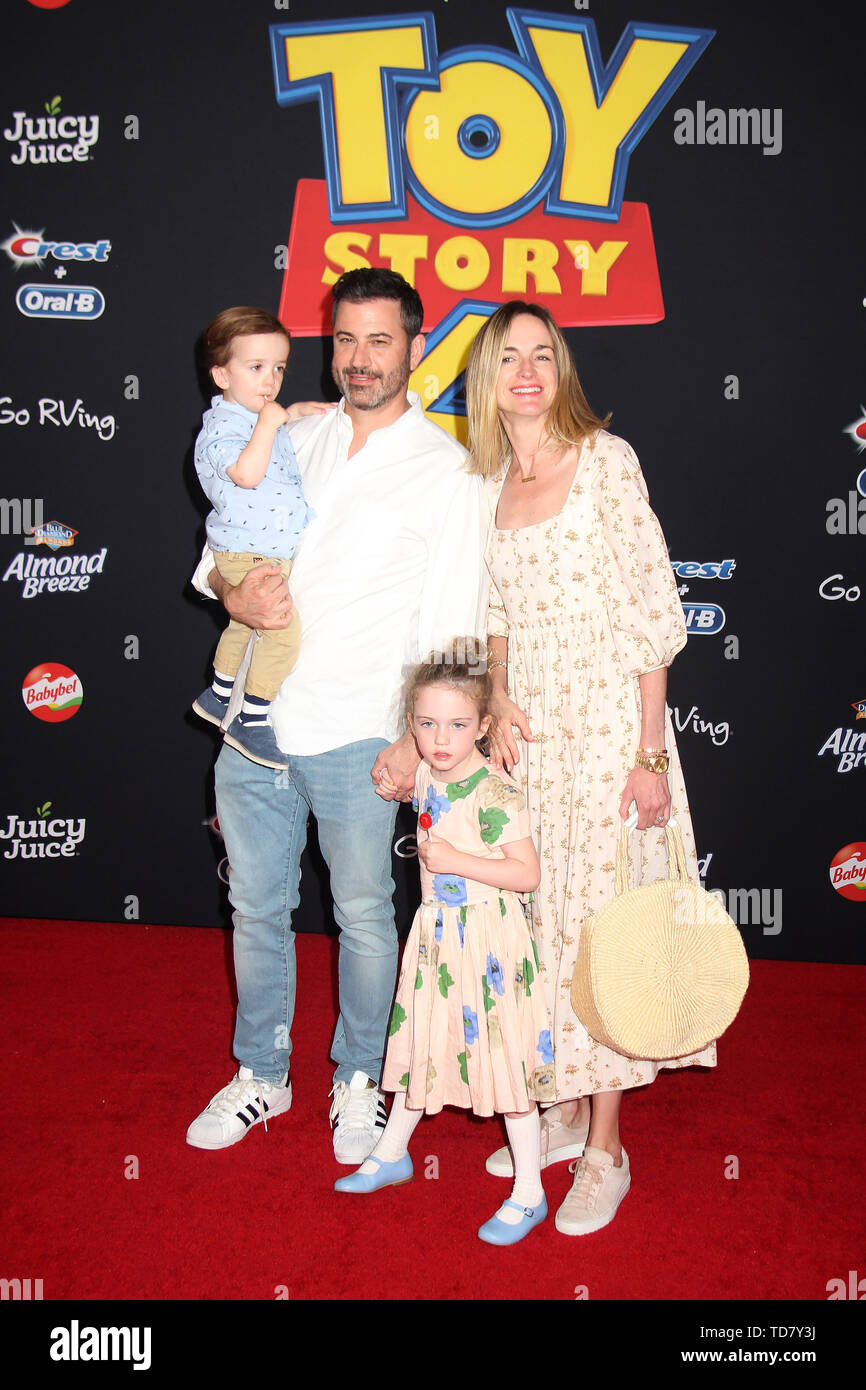 Los Angeles, USA. 11th June, 2019. Jimmy Kimmel, Molly McNearny 06/11