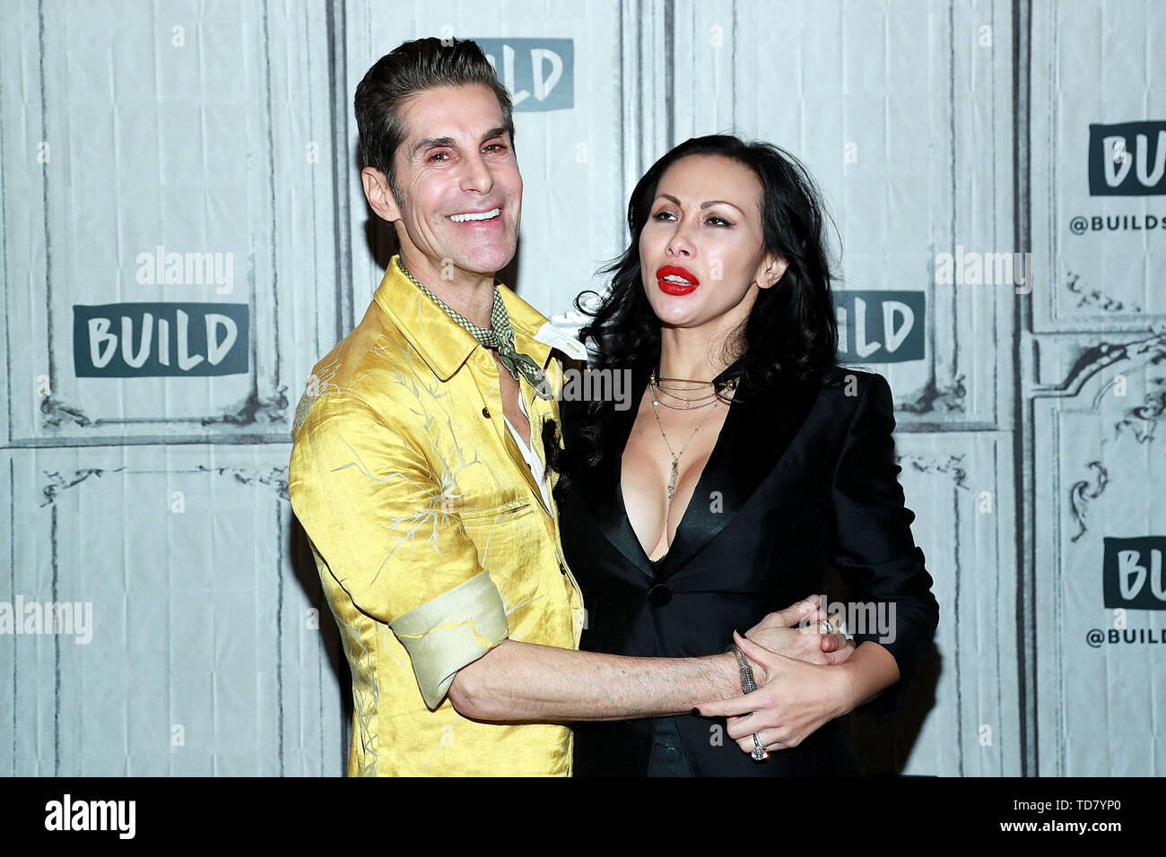 New York, USA. 13 June, 2019. Perry Farrell, Etty Lau Farrell at the