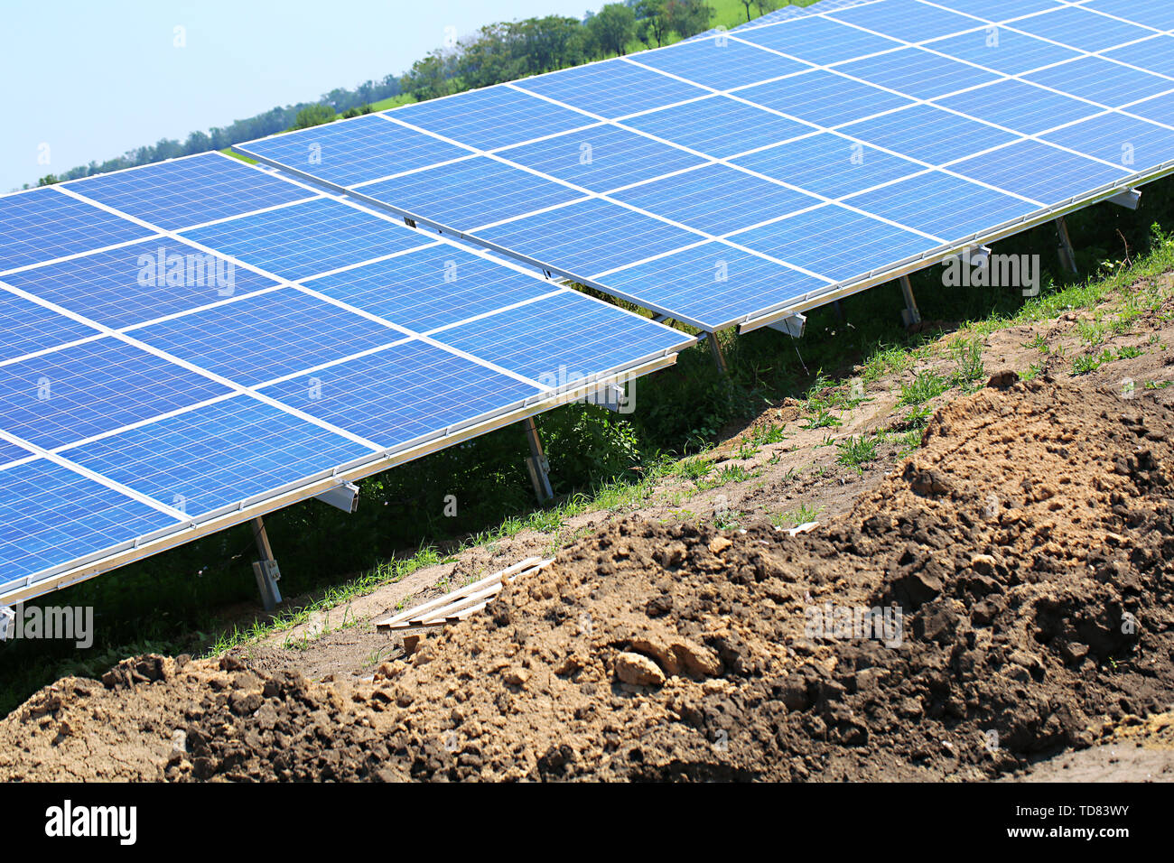 Outer Solar Panel Solar panels, outside Stock Photo - Alamy