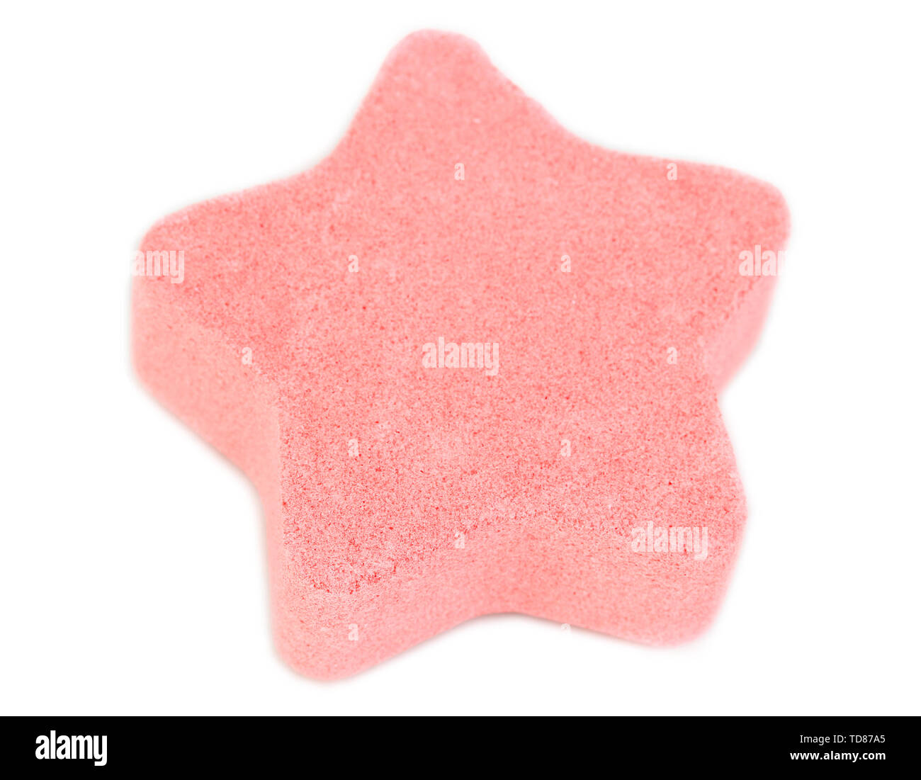 Sea salt for bathing, isolated on white Stock Photo Alamy