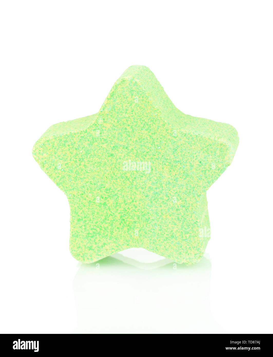 Sea salt for bathing, isolated on white Stock Photo Alamy