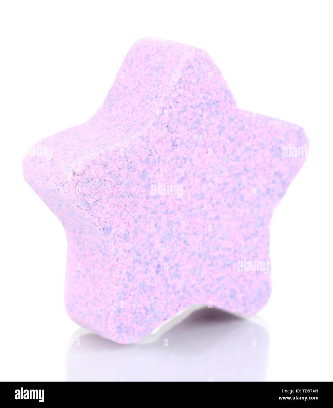 Sea salt for bathing, isolated on white Stock Photo Alamy