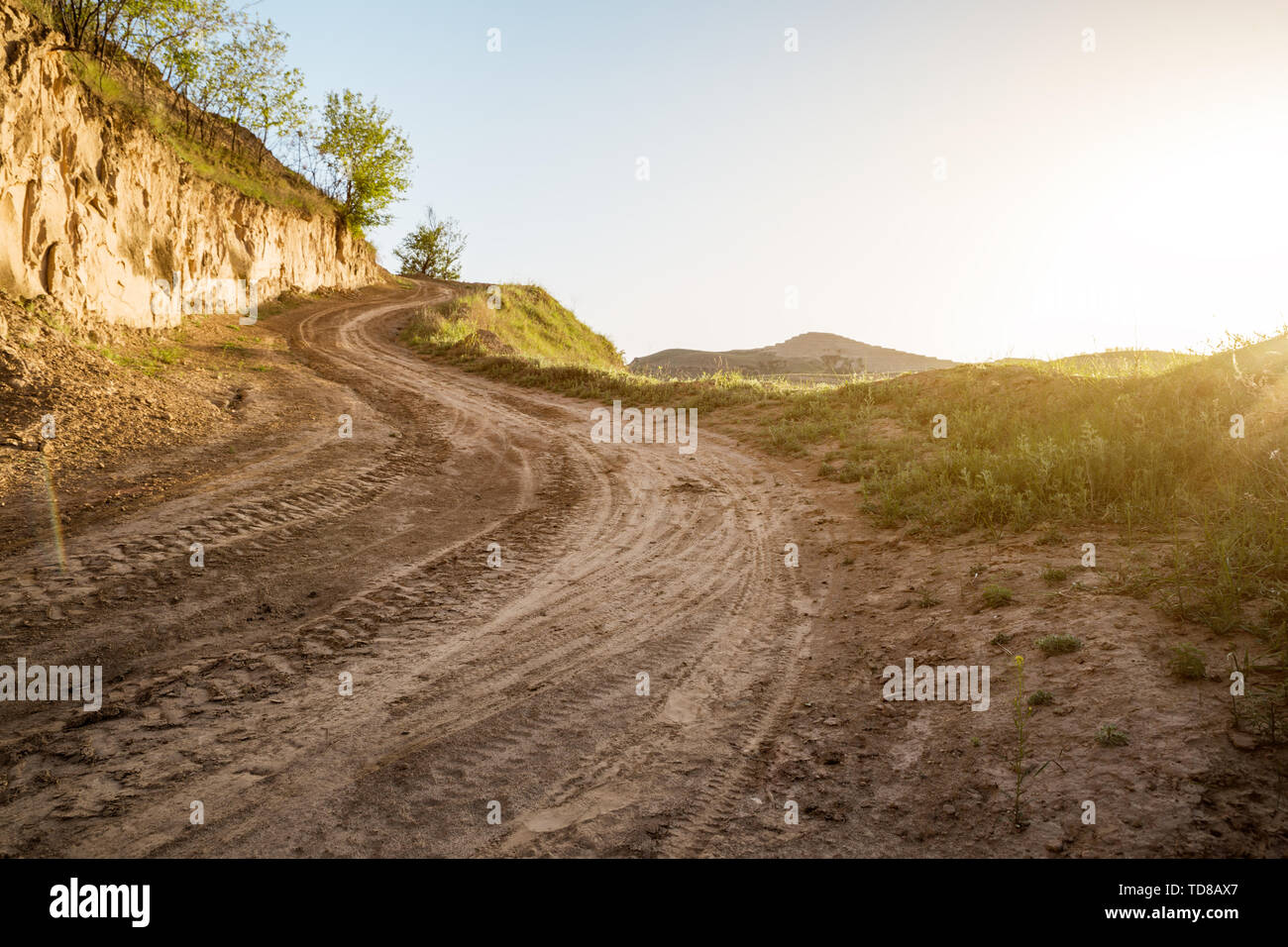 Background illustration of off-road car advertising Stock Photo - Alamy