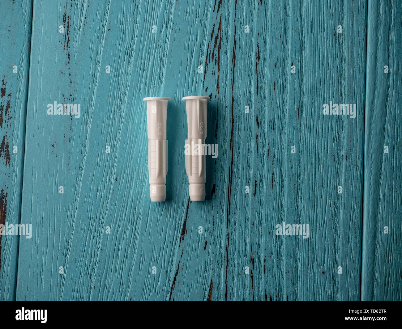 Plastic expansion screws Stock Photo Alamy