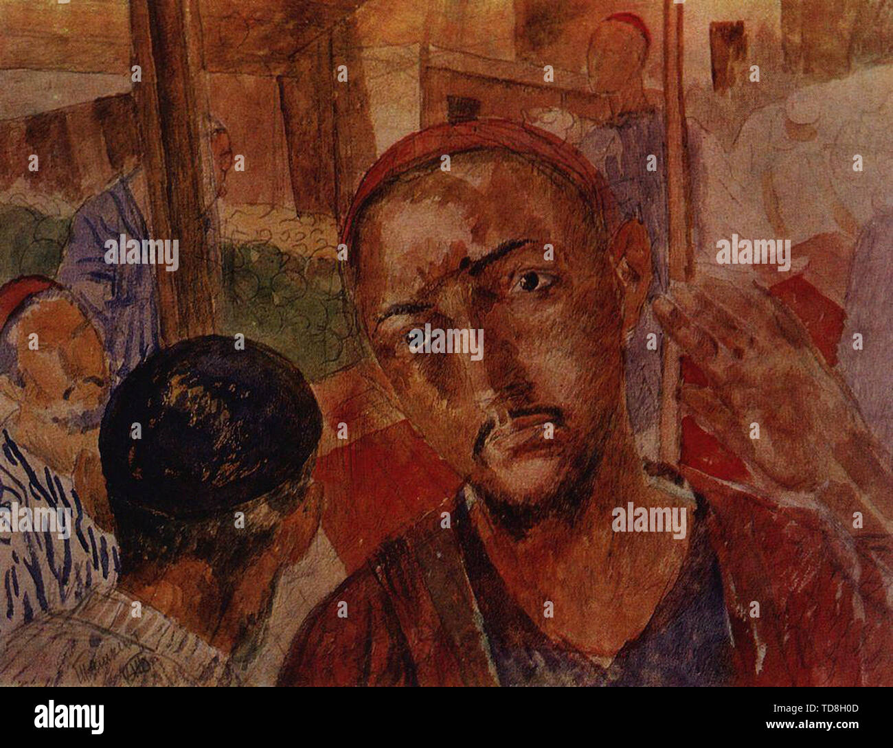 Kuzma PetrovVodkin In Teahouses 1921 Stock Photo Alamy