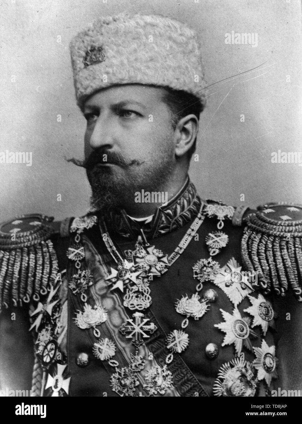 King Ferdinand of Bulgaria. Stock Photo