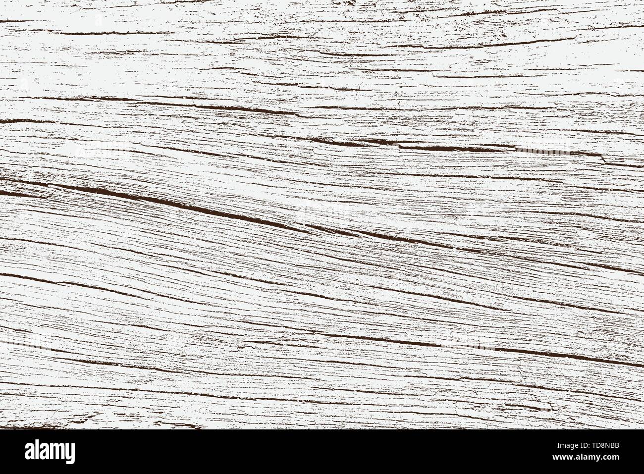 Abstract vector background for design use. Distressed overlay wooden texture - Vector. Stock Vector